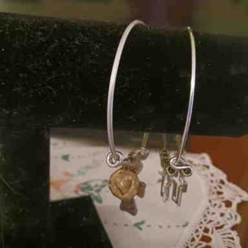 Silver Bracelets with Crosses